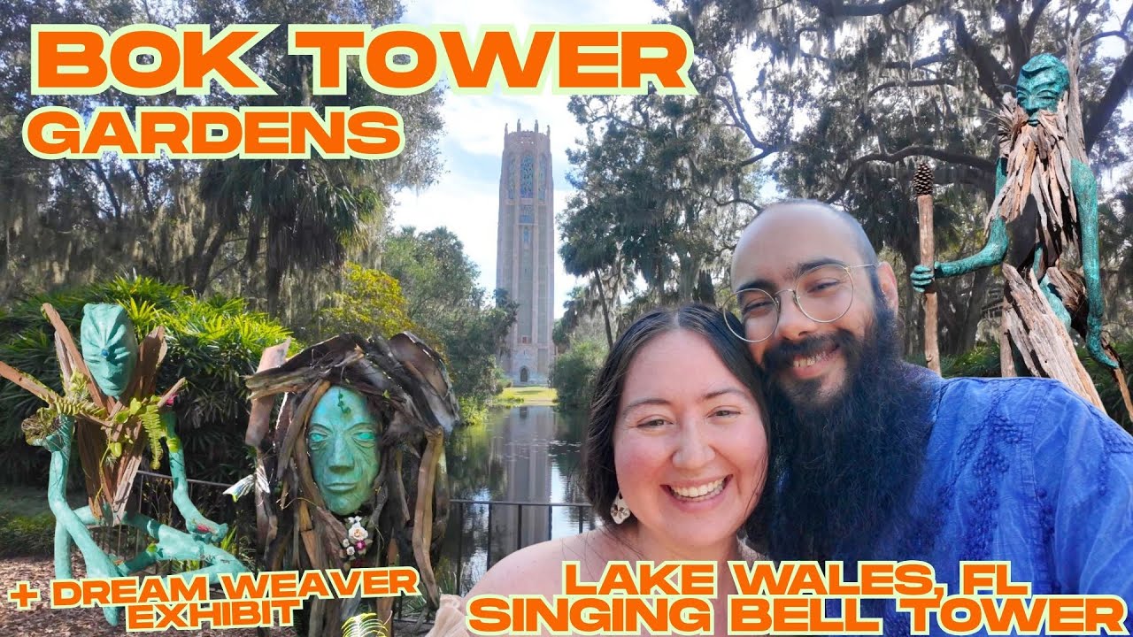 Bok Tower Gardens FIRST VISIT 🌿 Singing Tower, Gnomes & Dream Weaver Exhibit