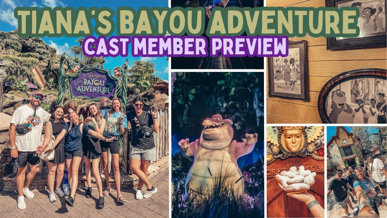 Tiana's Bayou Adventure Cast Member Preview | Ride Through & Reaction | Disney College Program 2024