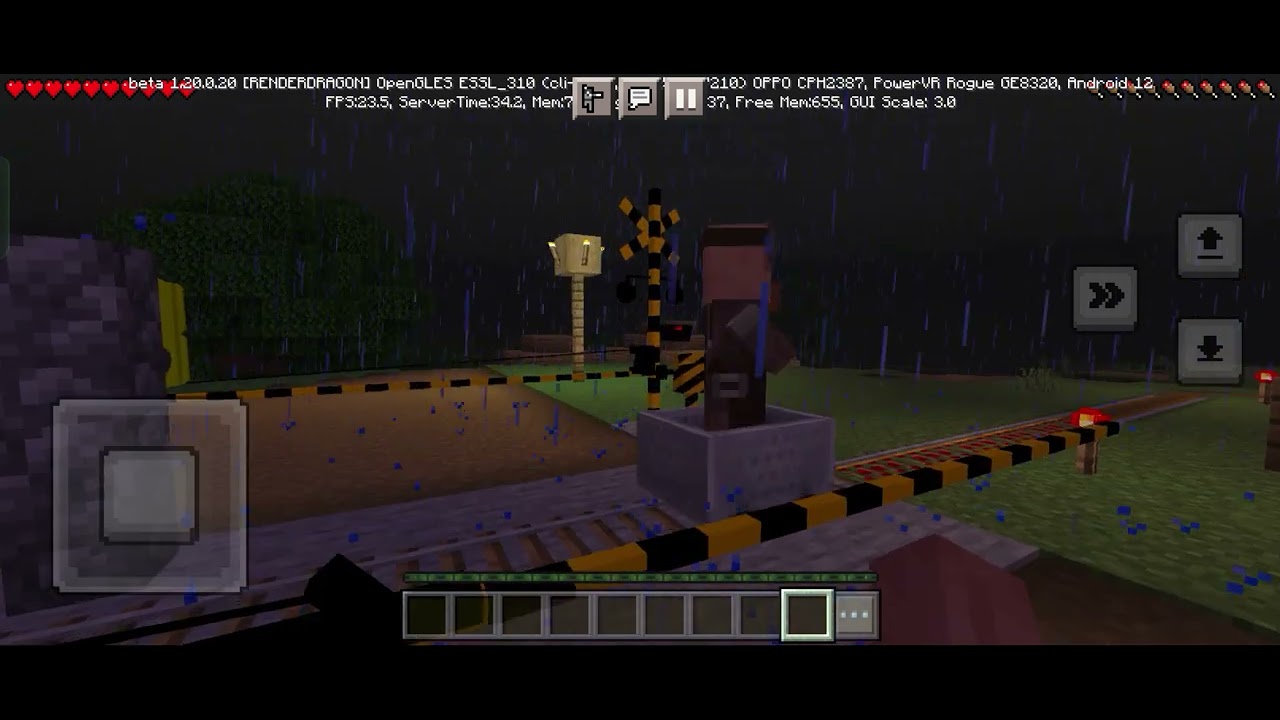 Japanese Railroad Crossing Minecraft With Signal Light