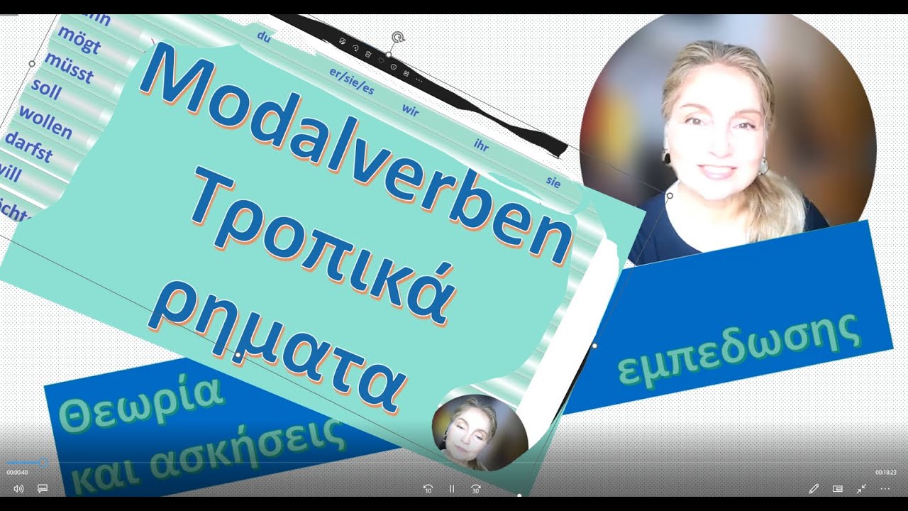 Modalverben -τροπικά ρήματα στα Γερμανικά-Μάθημα 16ο.