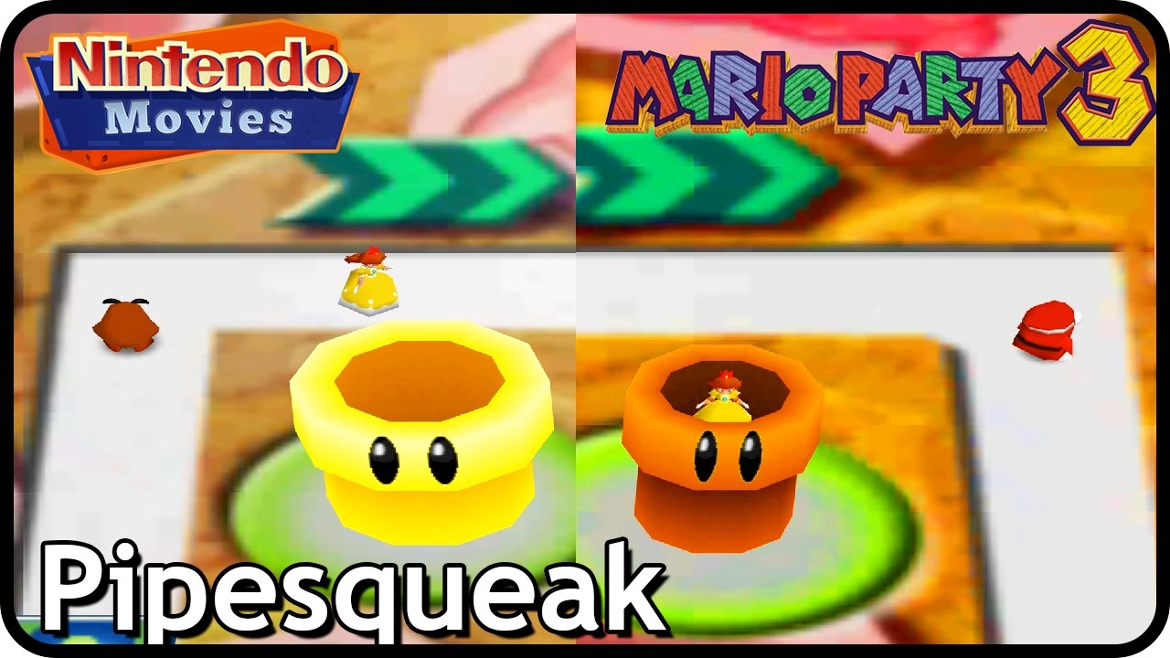 Mario Party 3 - Pipesqueak (2 Players, Daisy vs Peach)