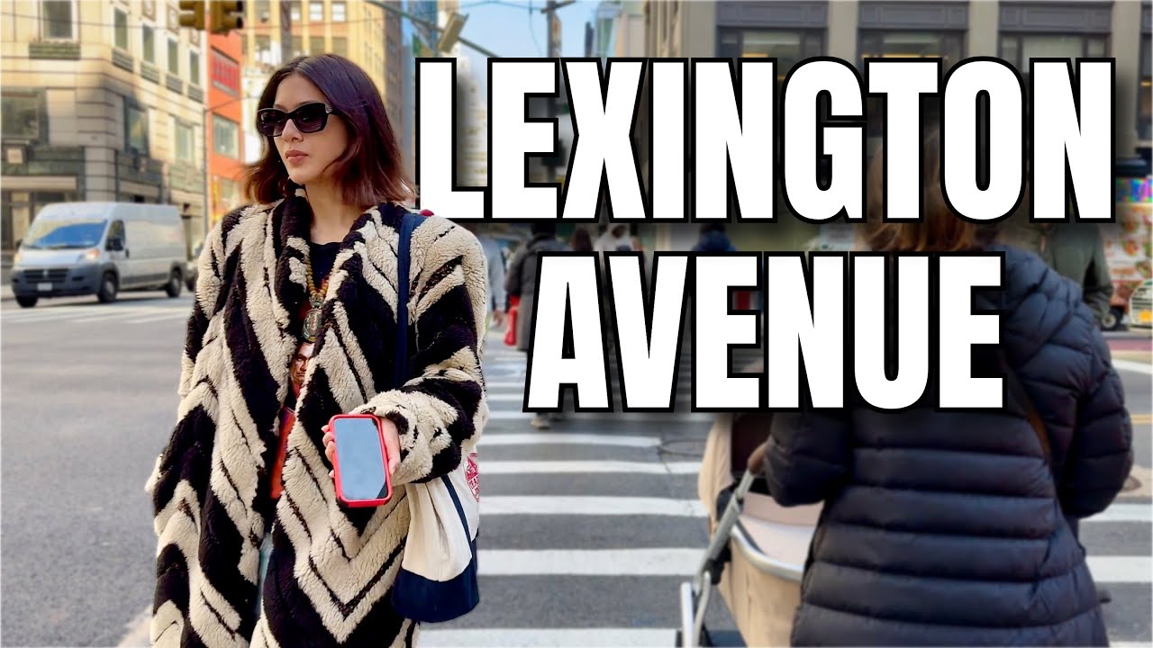 NEW YORK CITY Walking Tour [4K] - LEXINGTON AVENUE