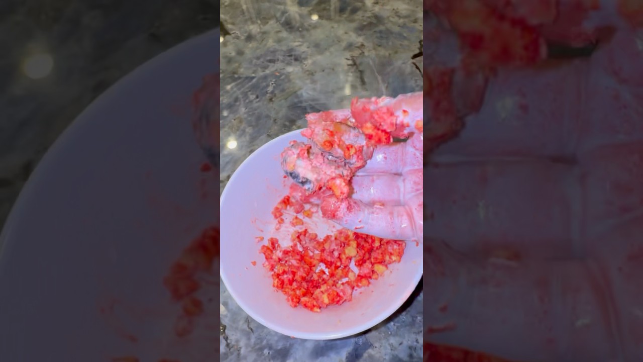 Приготовление улиток с острыми Cheetos с нуля