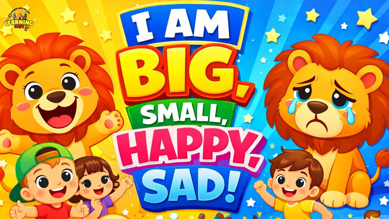 I'm Big I'm Small | Opposites Song for Kids | Nursery Rhymes and Kids Songs