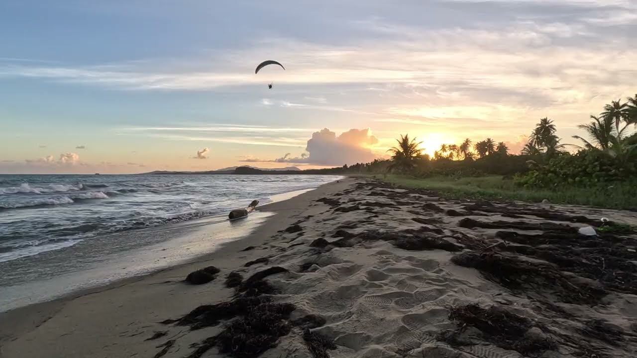 Humacao Puerto Rico 🇵🇷🏝️🤩 15 Minutos De Atardecer En La Playa Para Relajarse y Meditar , Pura Paz