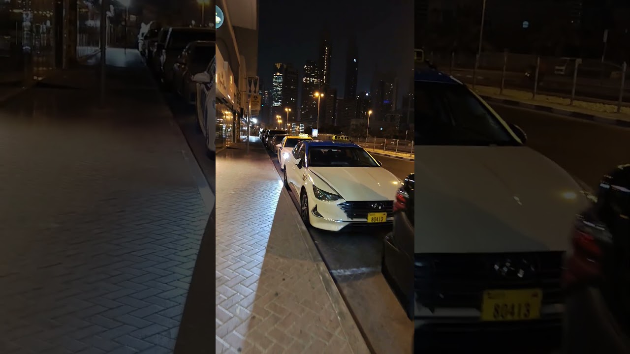 Dubai street night vibes #dubai #night