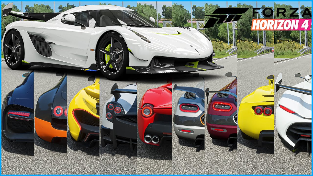 Forza Horizon 4 - Top 32 Fastest Hypercars | Top Speed Battle (Upgrade)