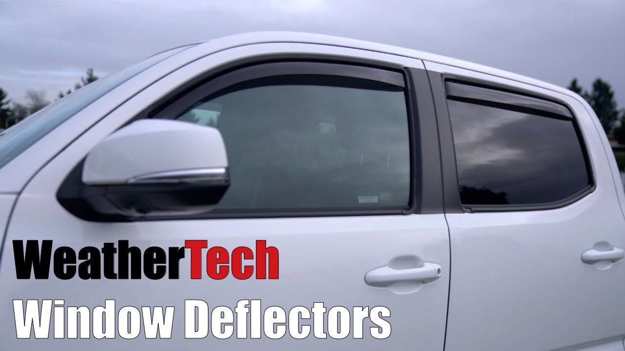 Дефлекторы окон WeatherTech против вентиляционных козырьков AVS Toyota Tacoma