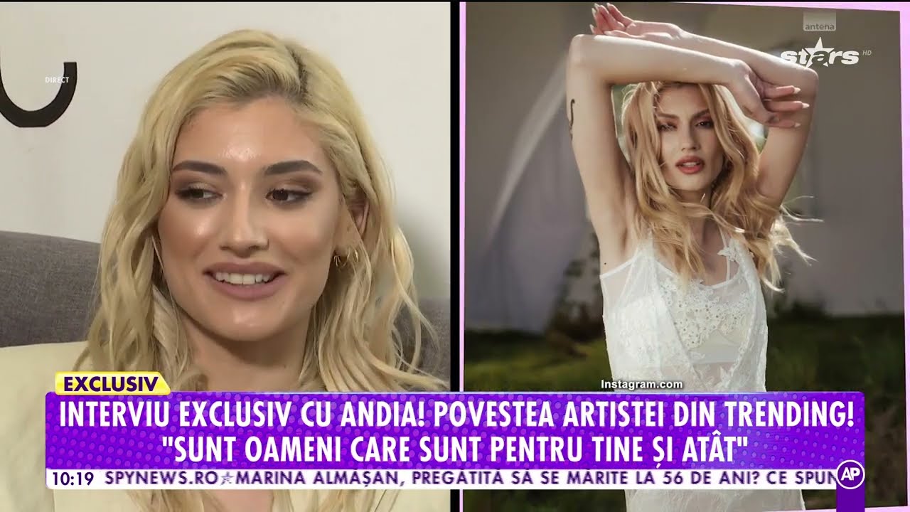 Povestea Andiei, artista momentului: Mi-a fost greu să fac față hate-ului!