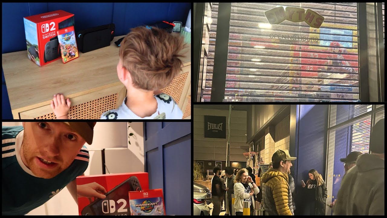 Nintendo Switch 2 Midnight Release with no Pre-order - Surprising the kids!