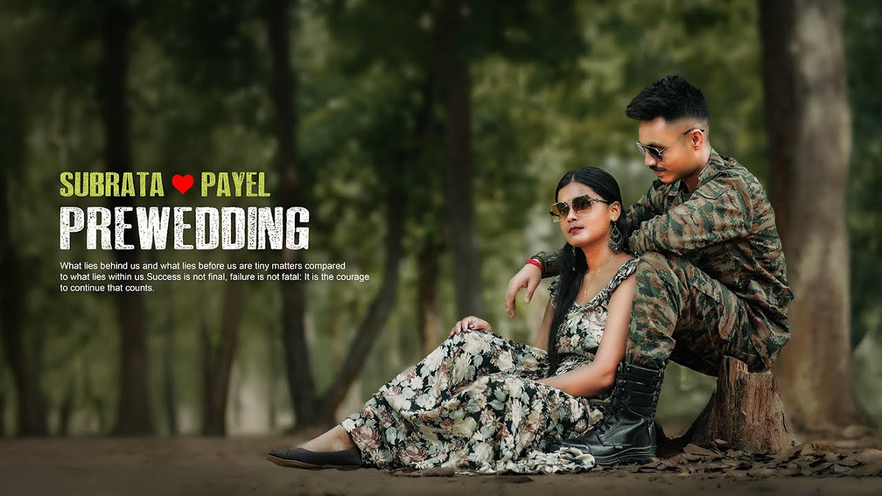 Indian Army Pre Wedding Shoot | subrata & payel | best cinematic prewedding | artcorner