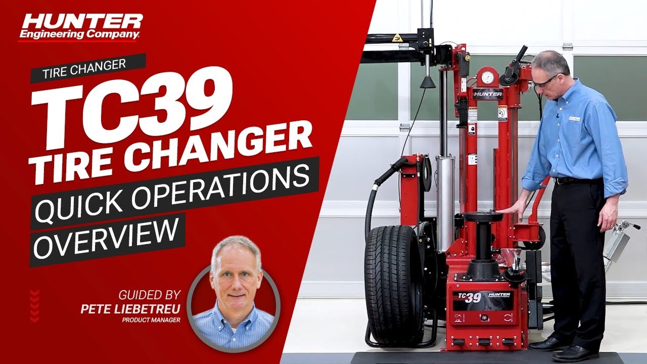 Эксплуатация шиномонтажного станка TC39 — компания Hunter Engineering