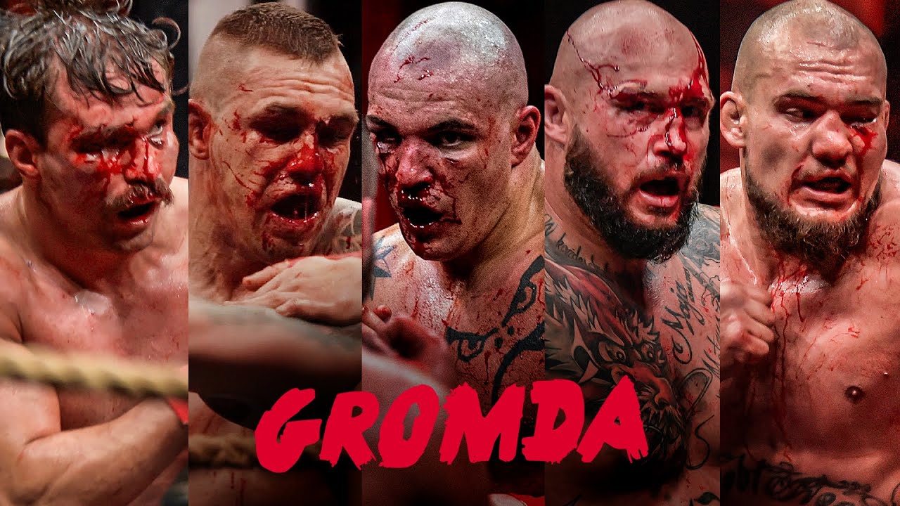GROMDA: Brutalne nokauty, krwawe walki na gołe pięści. Najlepsze momenty w 2021 roku. TOP KNOCKOUTS