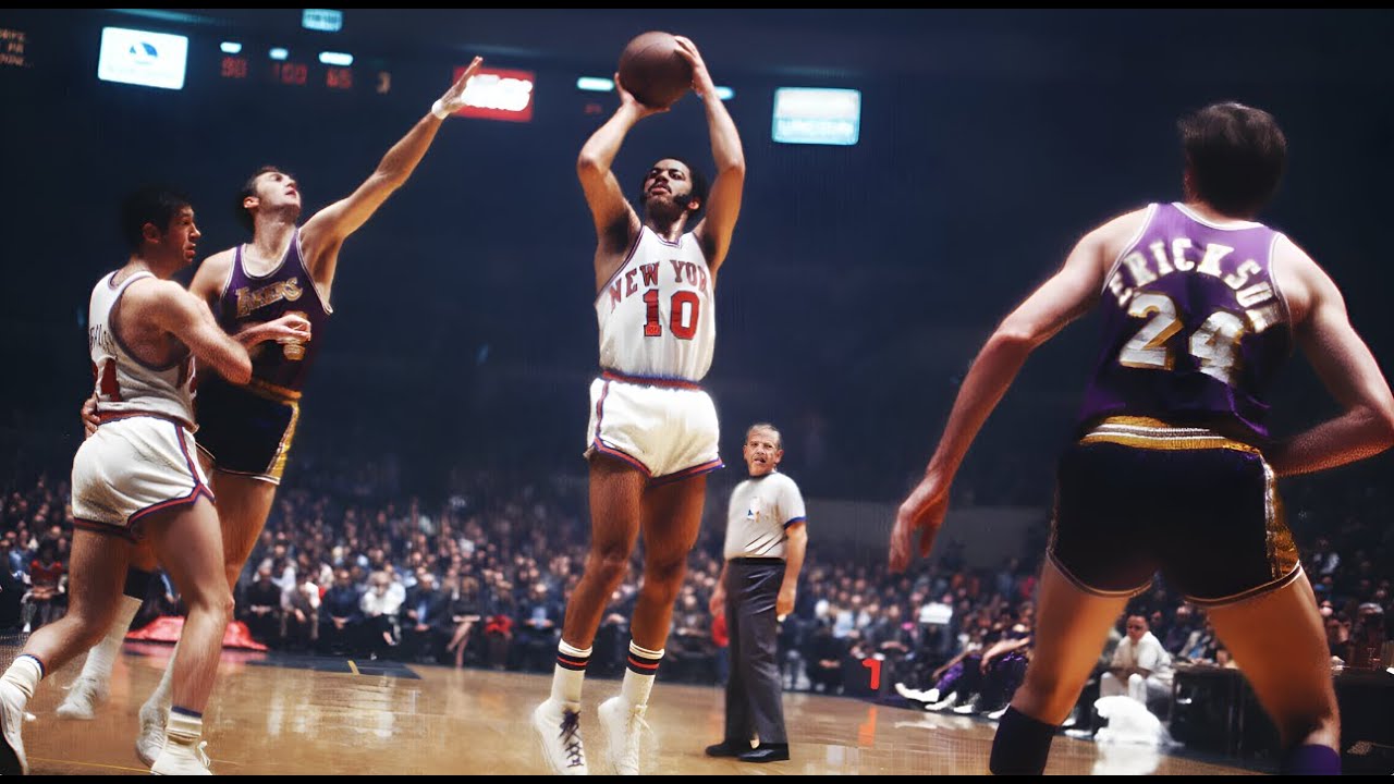 1970 NBA Finals Game 7 Los Angeles Lakers at New York Knicks, May 8, 1970