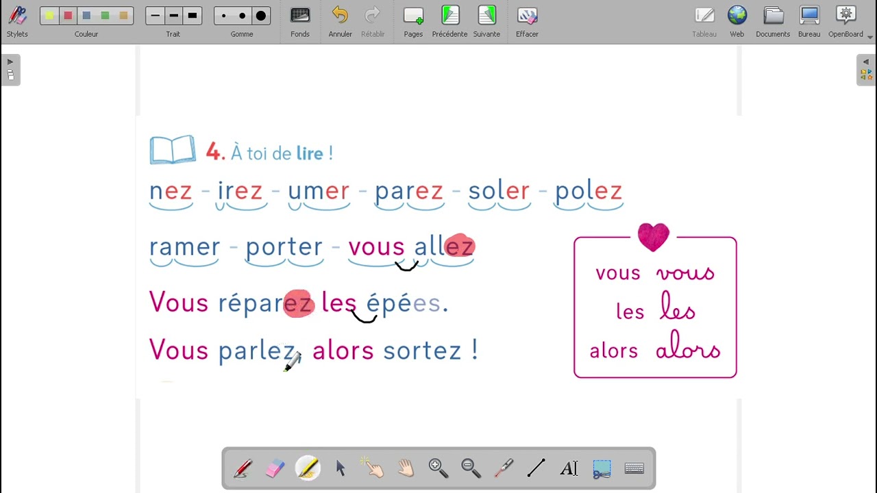 travail de CP : lecture et mathématiques (mardi 18)