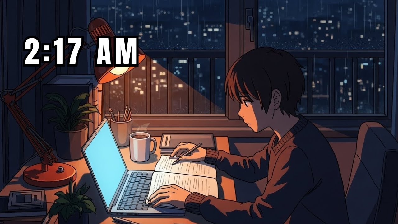 Warm Cozy Room in the City 🌆 Lofi Music for Night