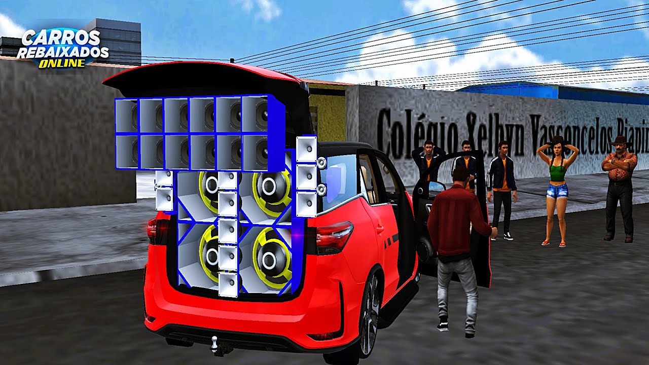CARROS REBAIXADOS ONLINE | BUSQUEI MEU FILHO NA ESCOLA DE SW4 PAREDÃO !