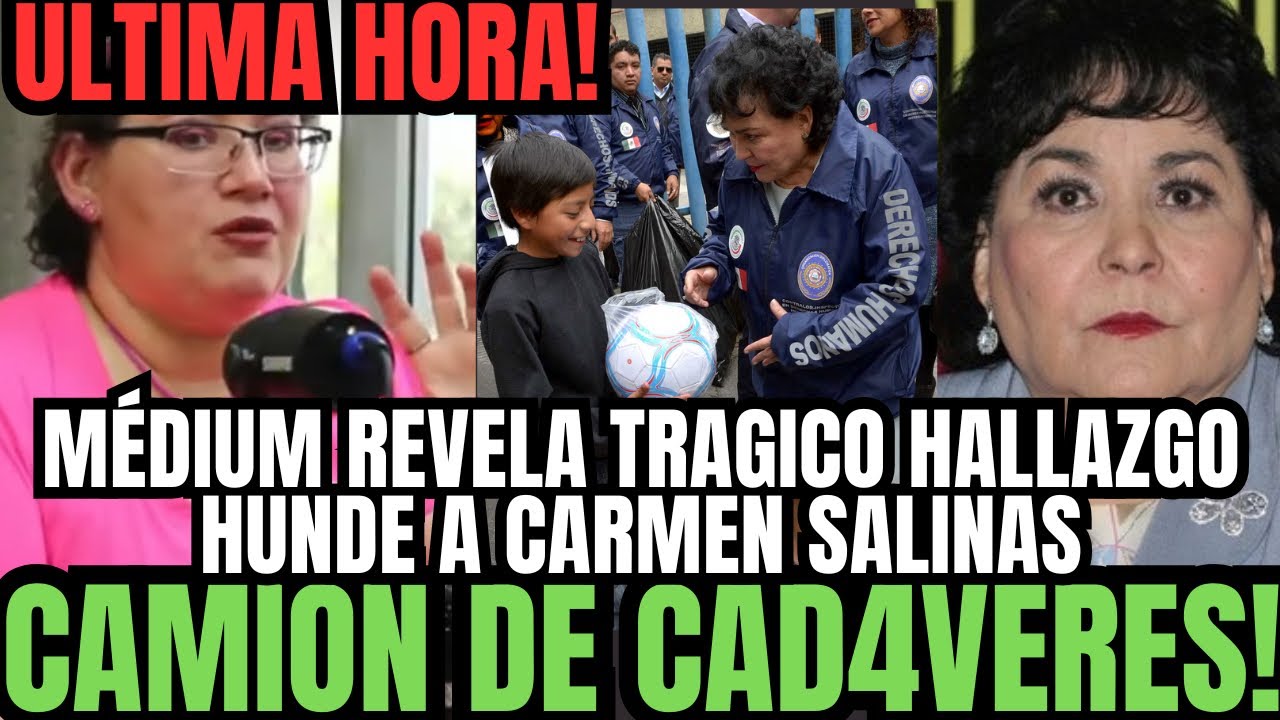 💥MÉDIUM REVELA CAMIÓN DE C4D4V3RES TRAS RITUALES DE CARMEN SALINAS Y DESVIVIMIENTO DE UNA TESTIGO