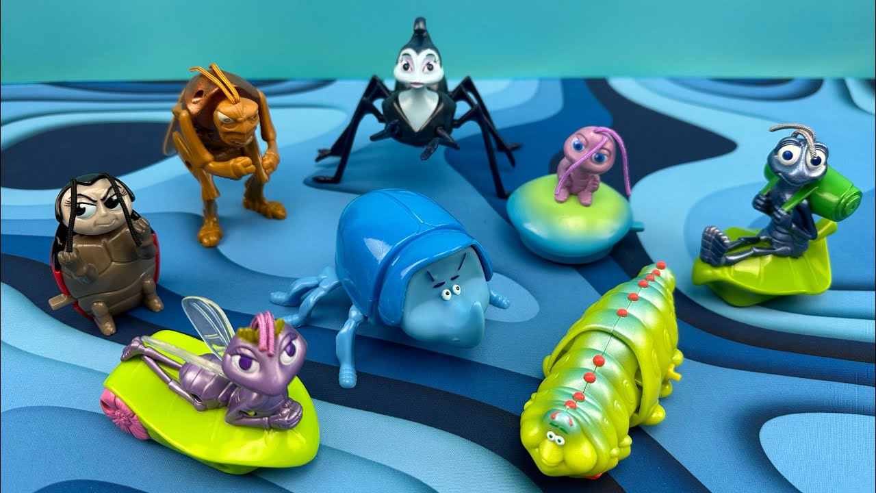 A BUGS LIFE, DISNEY MCDONALDS HAPPY MEAL 1998 FULL COLLECTION
