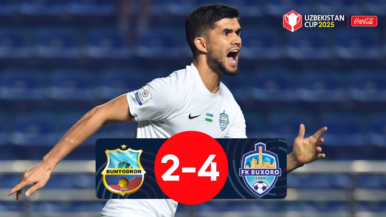 BUNYODKOR 2:4 BUXORO | O‘zbekiston kubogi 1/4 final