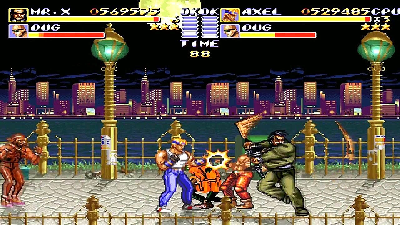 Streets of Rage Remake - Final Rage Trilogy mod: FF1 route playthrough
