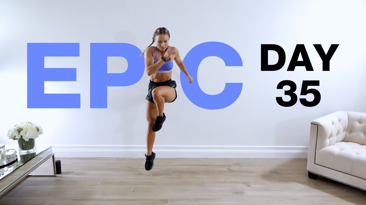День 35 EPIC | HIIT-тренировка в стиле Табата [БЕЗ ОБОРУДОВАНИЯ]
