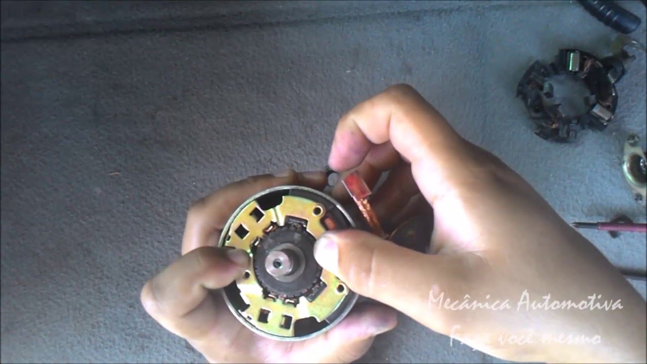 Como reparar um motor de arranque