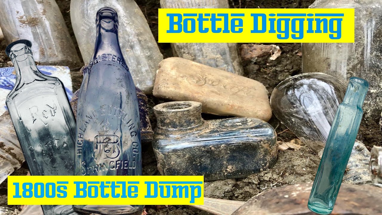 Bottle digging in an 1880’s New England dump
