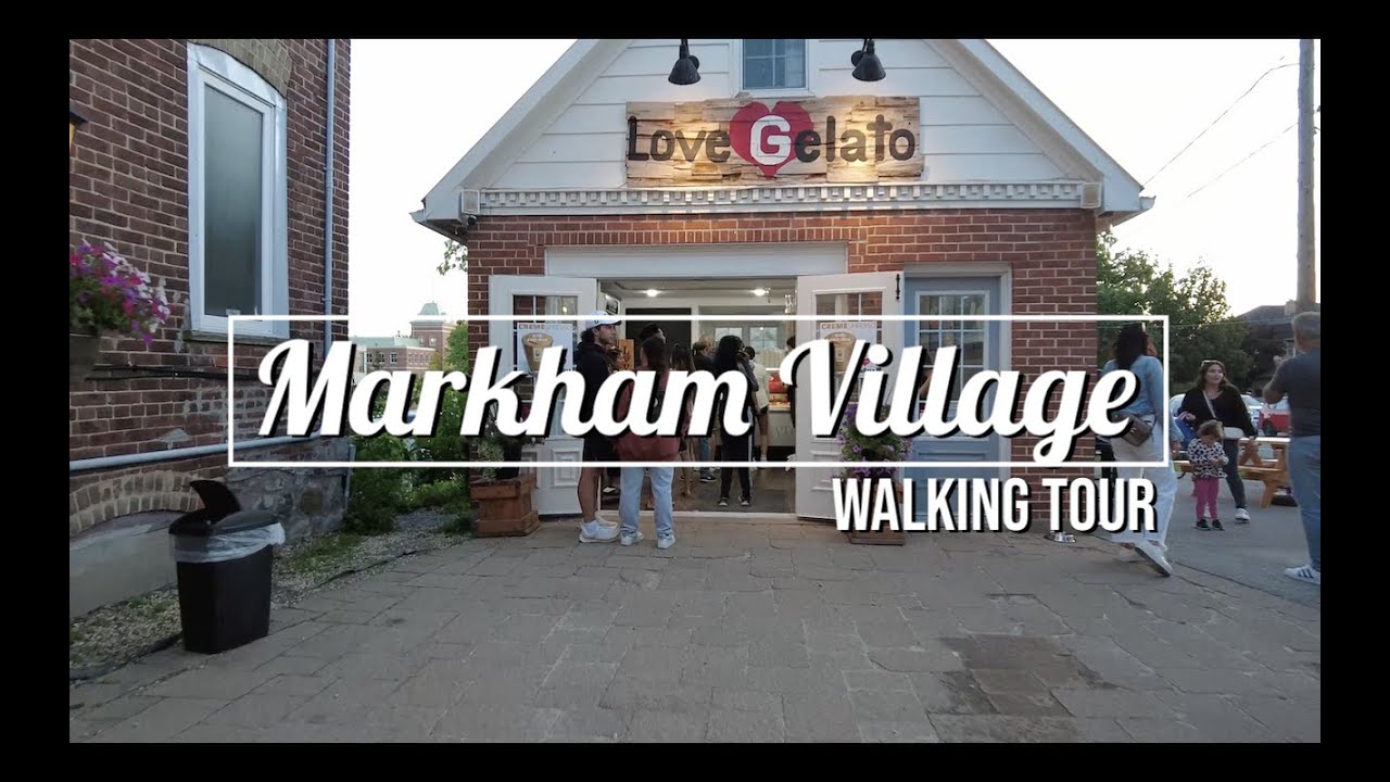 🇨🇦 MARKHAM VILLAGE Main Street walking tour | Markham, Ontario, Canada. June 2022 [4K]