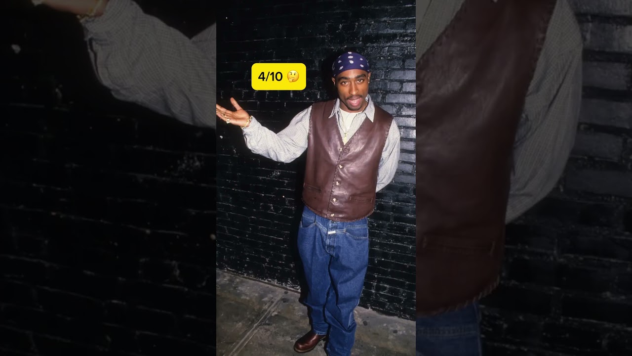 Rating Tupacs fits! #shorts #tiktok #viral #tupac #tupacshakur #rap #outfit #rapper #fashion