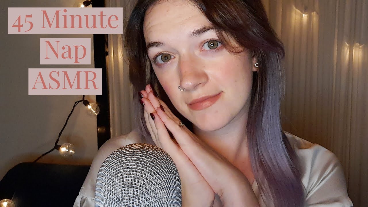 asmr ✨ 45 minute guided nap ✨ soft wakeup and assorted triggers