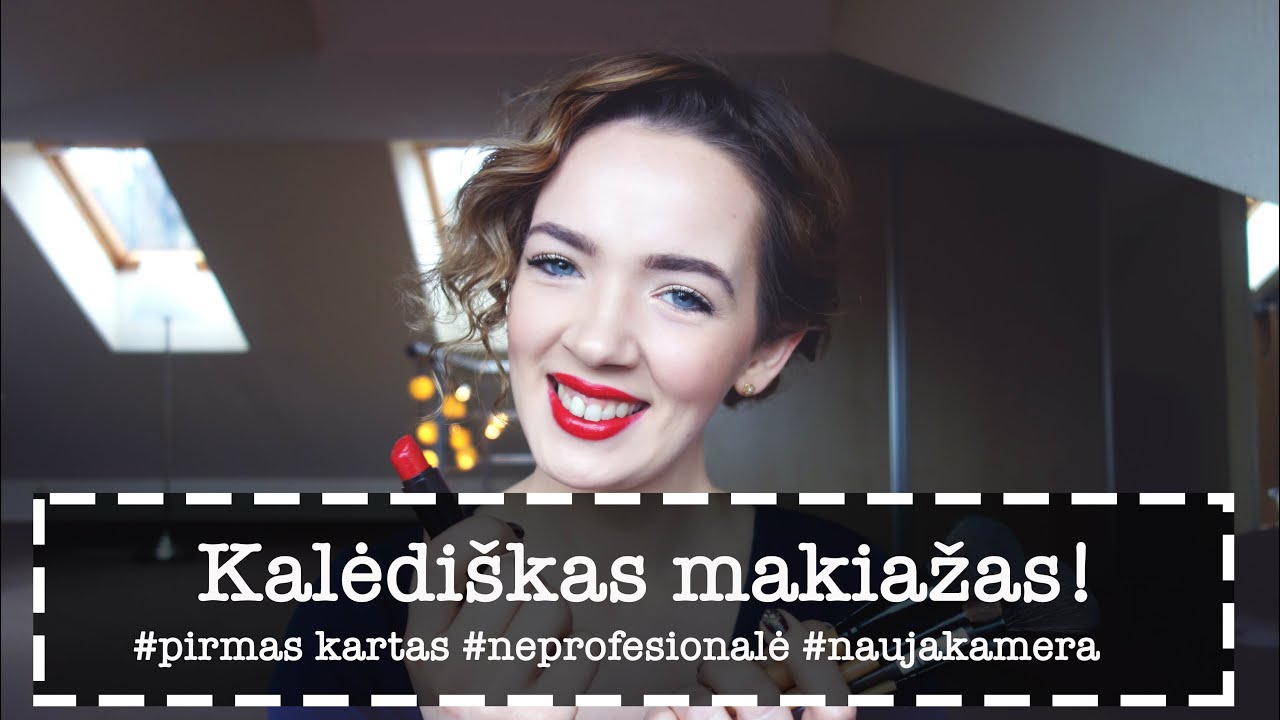 Spindintis Kalėdinis makiažas! +patarimai