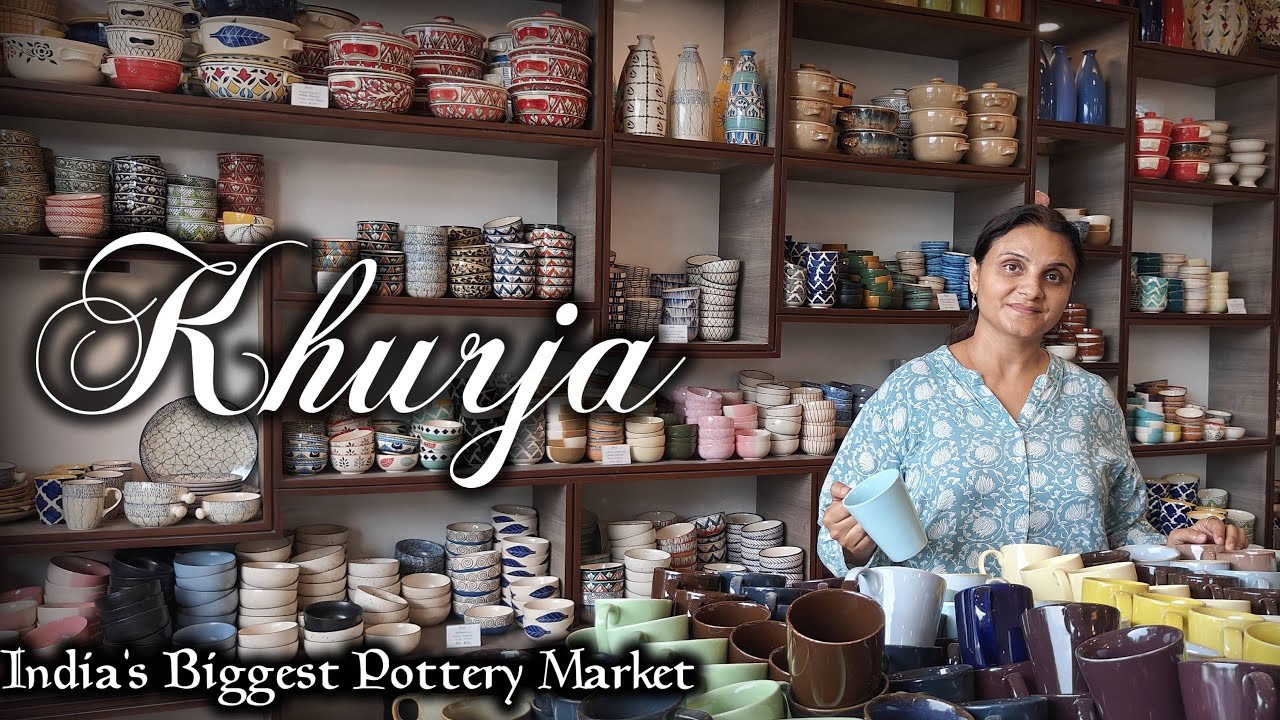 Khurja Crockery Market | Cheapest Ceramics | Crockery Wholesale Market | Garden decor Pot | Yashree