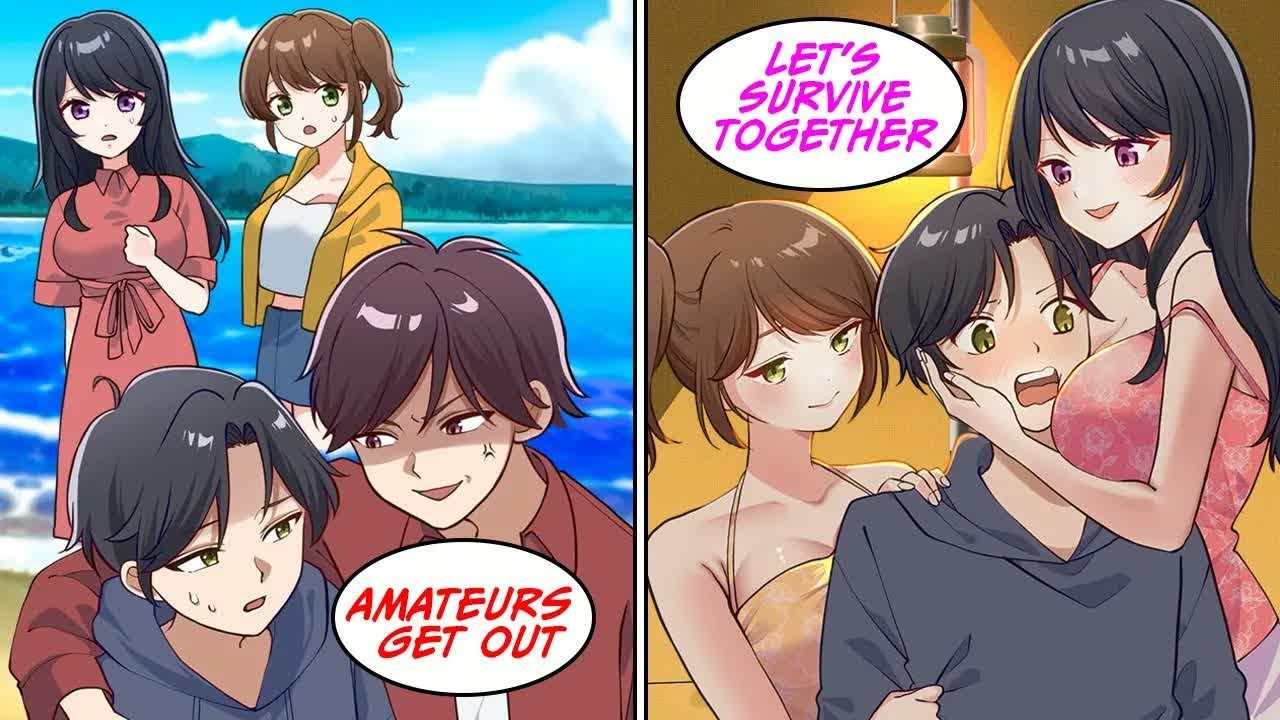 [Manga Dub] During a camping trip we evacuated to a deserted island… [RomCom]