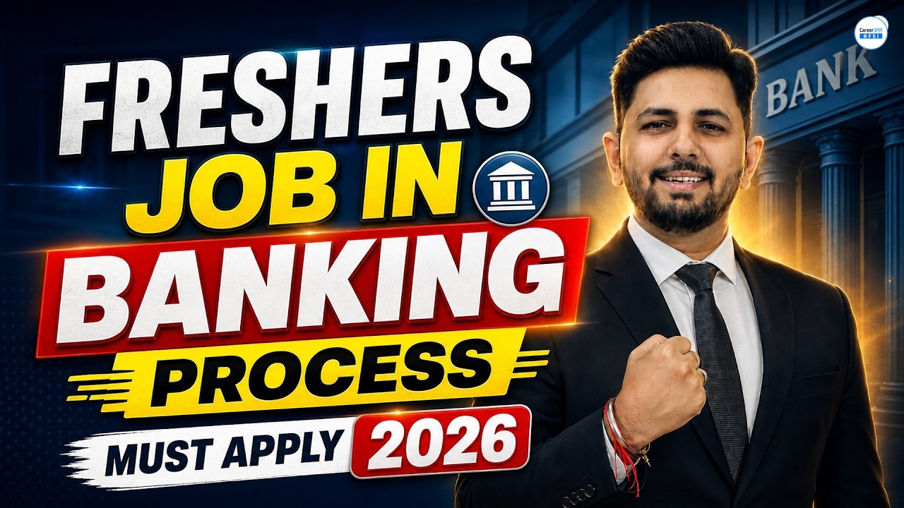 BANKING JOBS FOR FRESHERS 2026 | Must Apply | Start Your Career