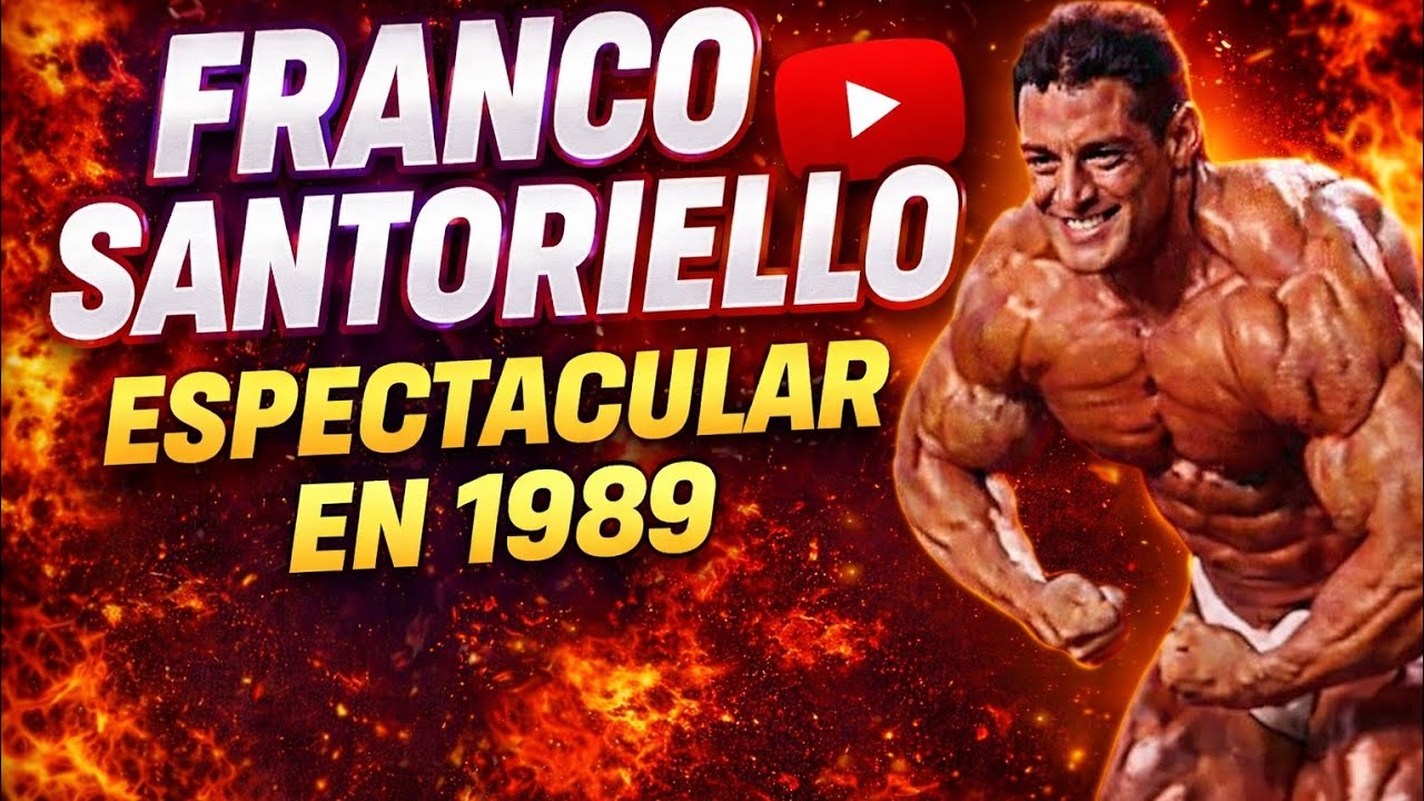 FRANCO SANTORIELLO ESPECTACULAR EN 1989