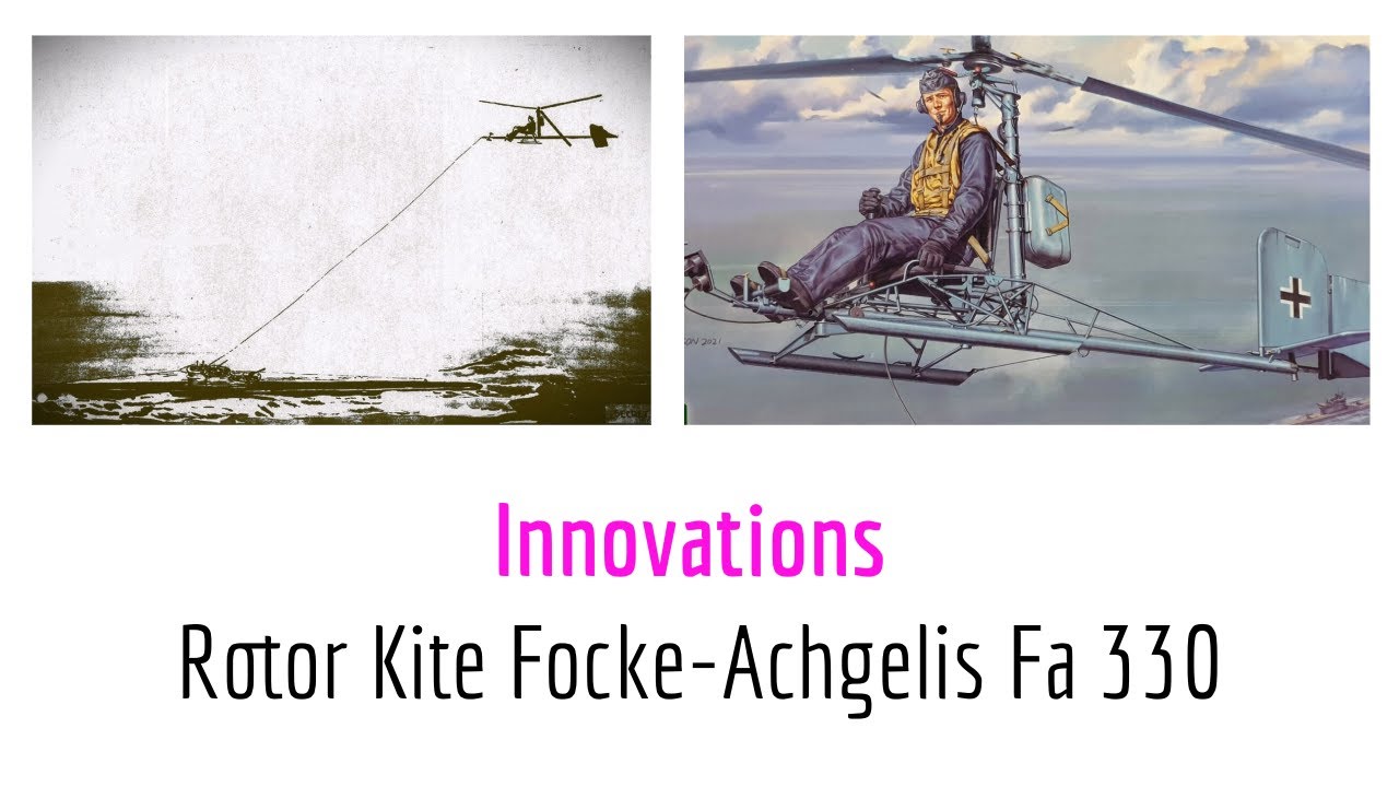 Innovations | Rotor Kite (Focke-Achgelis Fa 330)