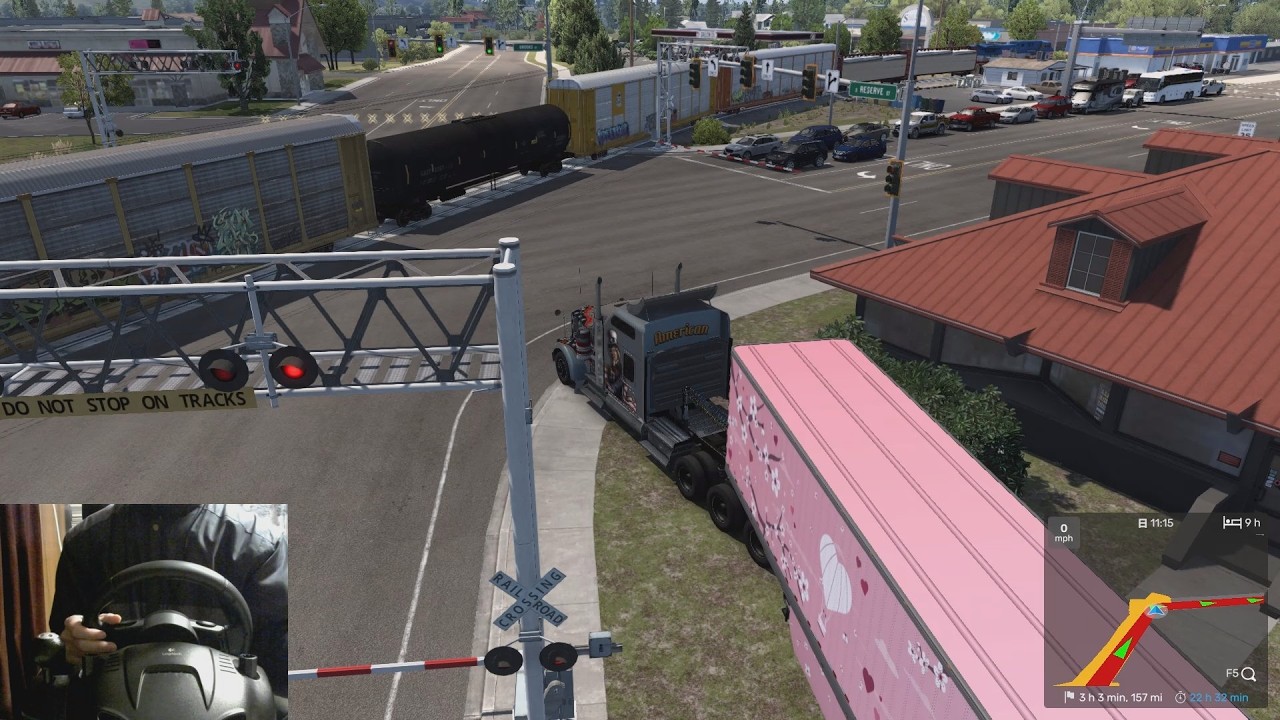 [ATS] モンタナ州トンプソンフォールズからアイダホ州グランジビルまでValentine Giftsを運ぶだけの動画 [Hearts in Bloom]