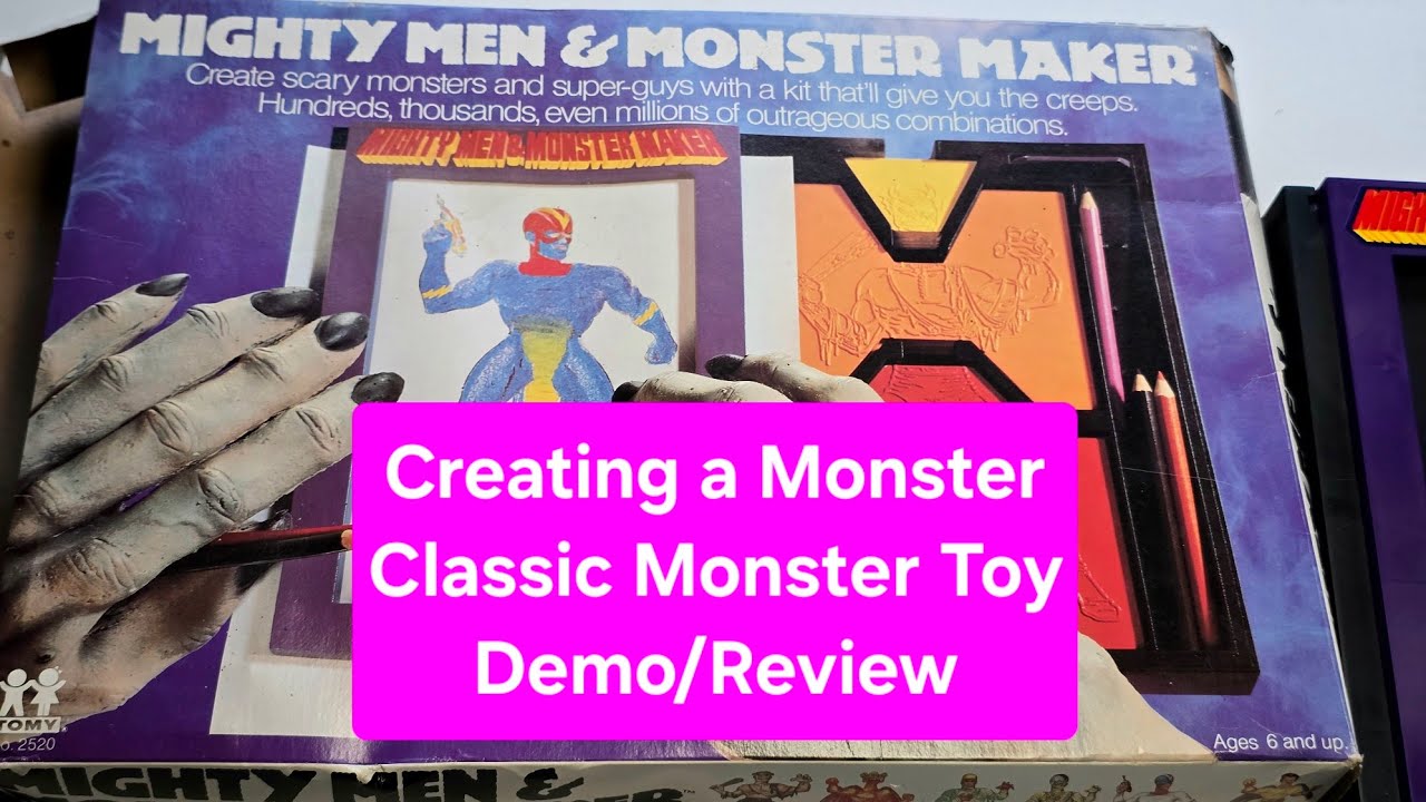Классические игрушки и арт-объекты Tomy Mighty Men и Monster Maker от Дэйва Стивенса