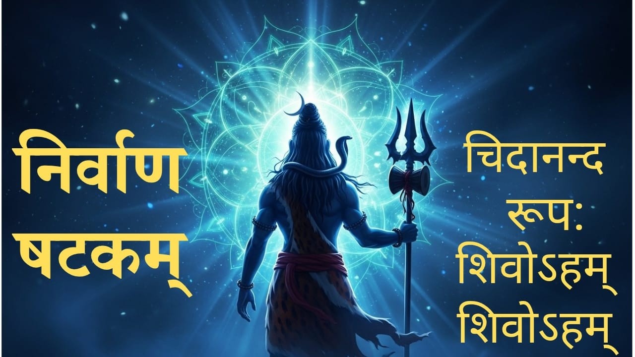 निर्वाणषटकम् | चिदानन्द रूप: शिवोऽहम् शिवोऽहम् | Lord Shiva Powerful Mantra | NirvanaShatakam