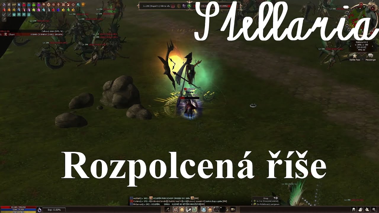 [Stellaria] Rozpolcená říše | Ukázka mapy