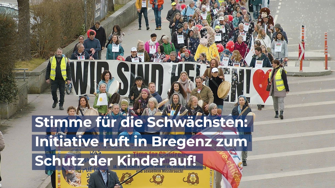 Stimme f&uuml;r die Schw&auml;chsten: Initiative ruft in Bregenz zum Schutz der Kinder auf