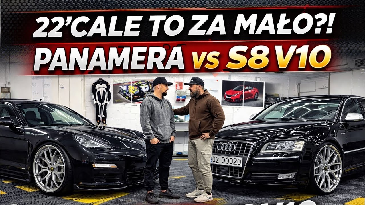 Audi S8 V10 | Porsche Panamera 4s | 22&rsquo; cale | Tuning  #tuning #audis8 #exhaust #porsche #v10 #audi 