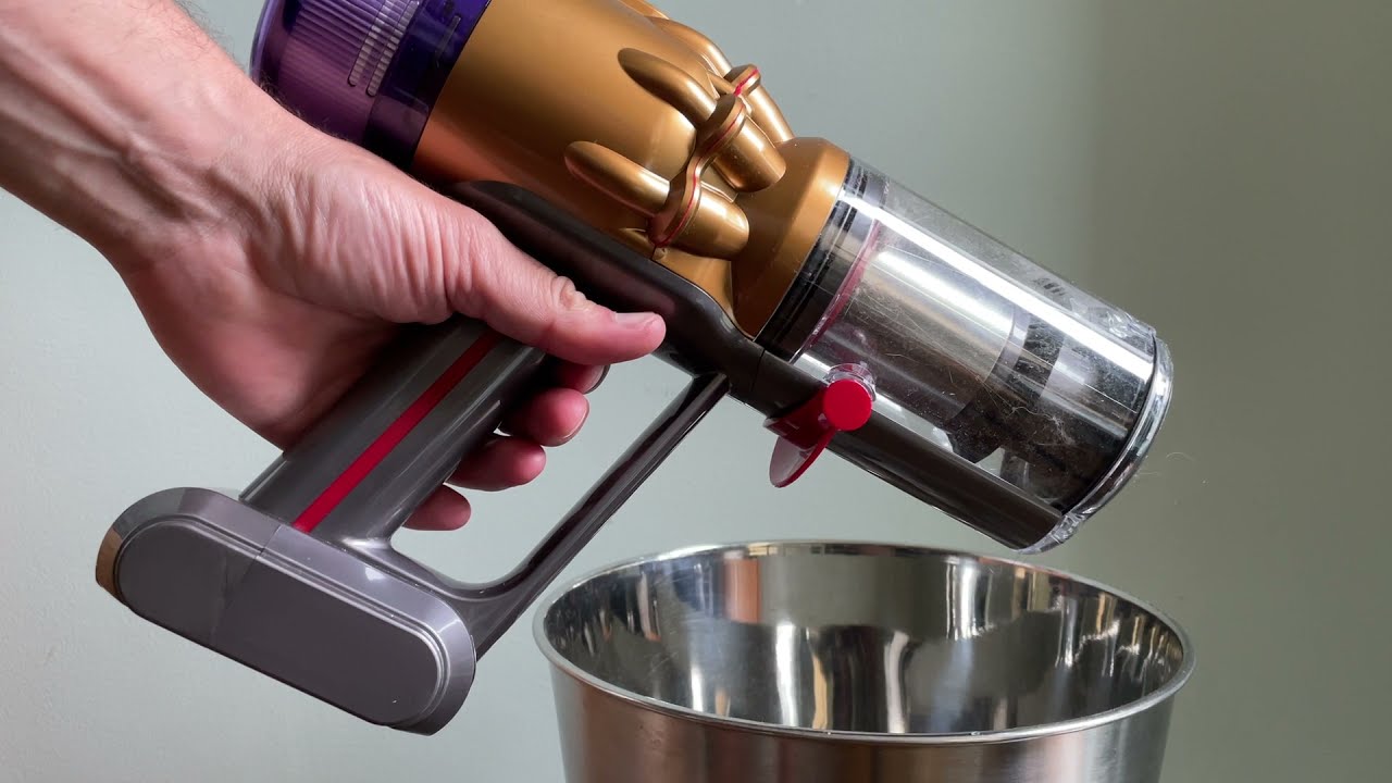 How To Empty The Bin Of A Dyson Micro 1.5kg Vacuum
