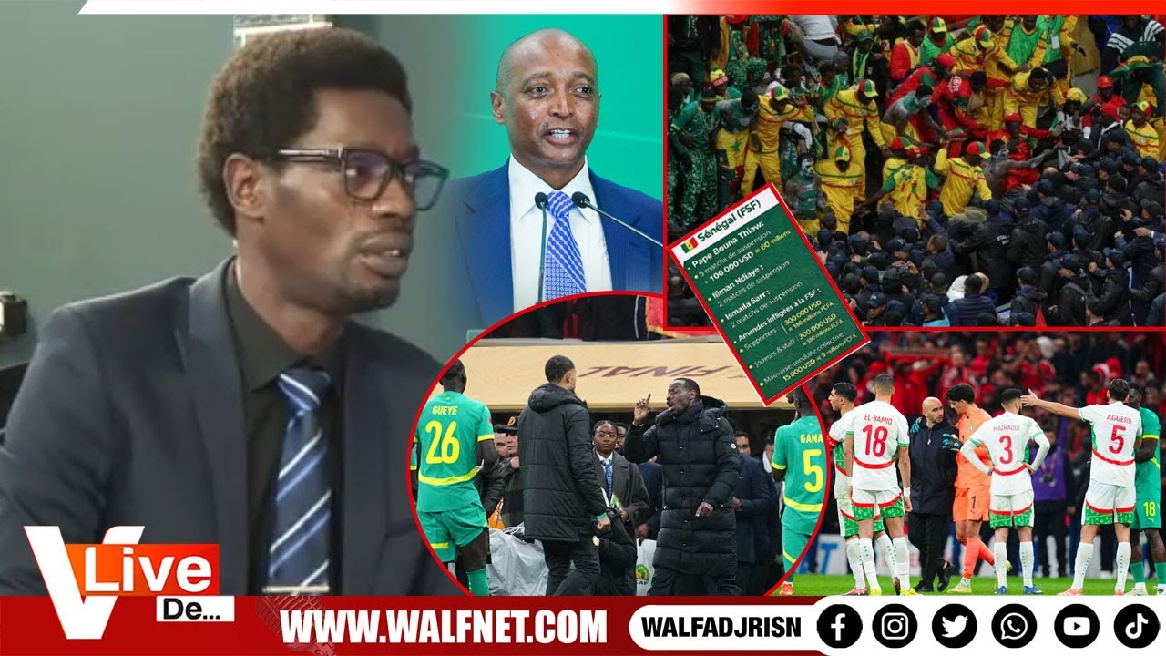 Sanction de la CAF contre SEN, appel du Maroc, supporters arretés :le décryptage de PM sur la finale