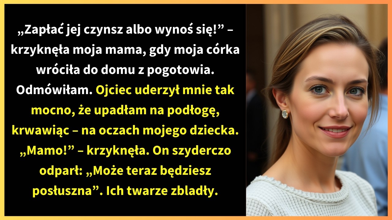 „Zapłać jej czynsz albo wynoś się!” – krzyknęła moja mama,gdy moja córka wróciła do domu z pogotowia