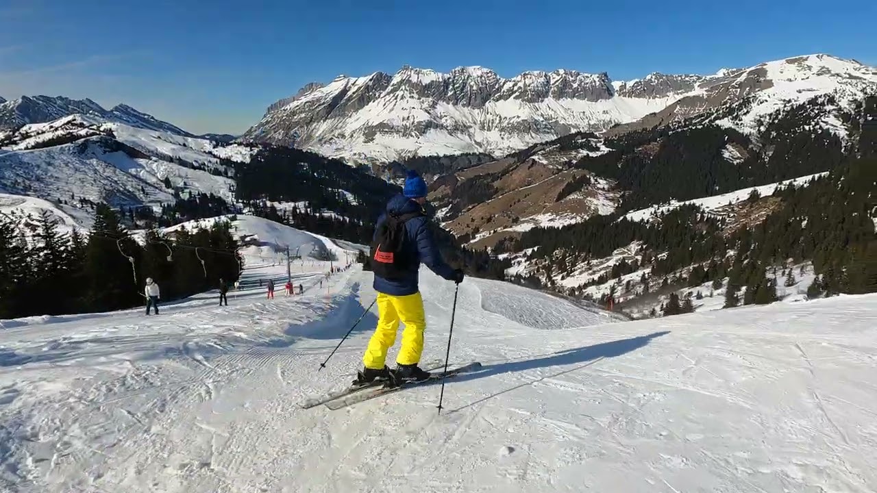 SKi à COMBLOUX, FRANCE
