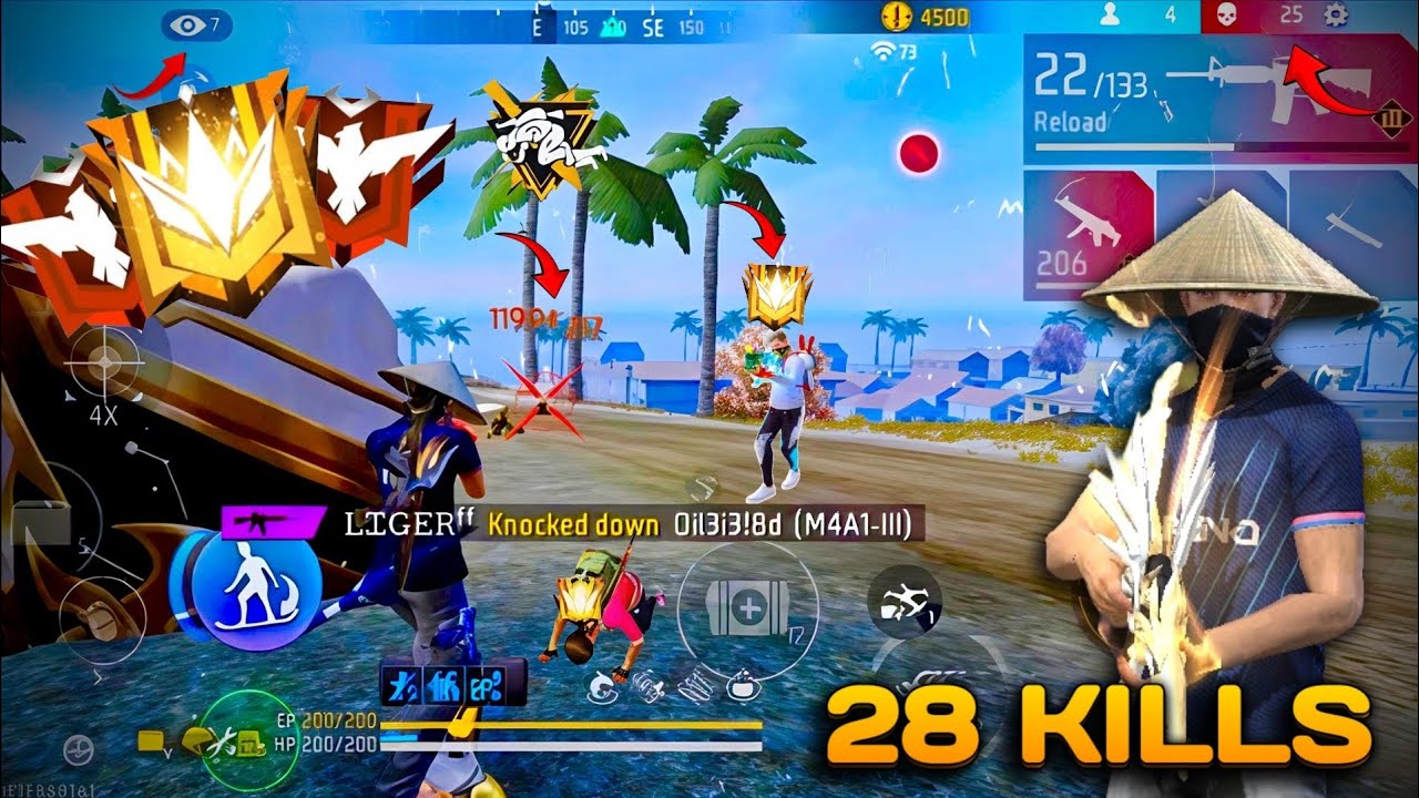 ⚡ FASTEST SOLO vs SQUAD ⚡ 28 KILLS 💀 HIGH DAMAGE 🔥 | MOBILE GAMEPLAY
