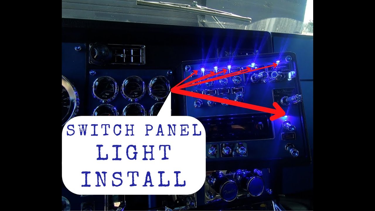 МИНИ-ПРОЕКТ W900 Interior | Добавление подсветки на панели переключателей | ВИДЕО УСТАНОВКИ |