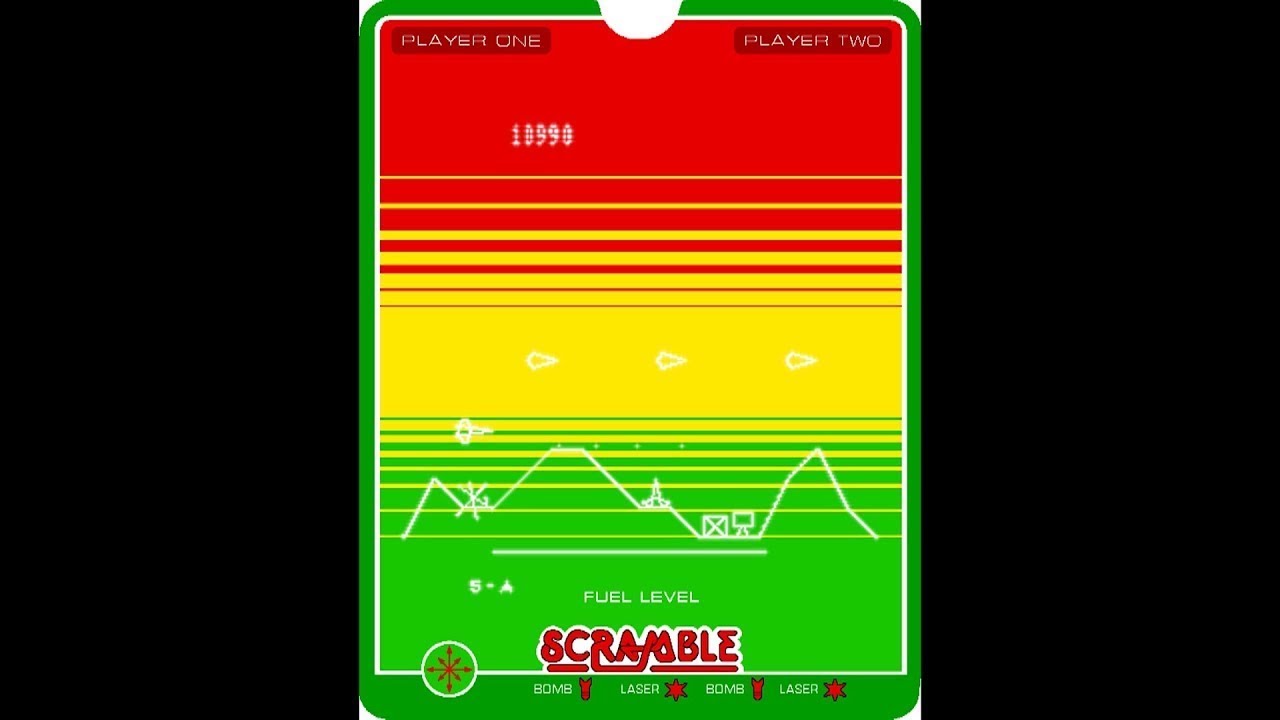 Vectrex Longplay - Scramble - Overlayed